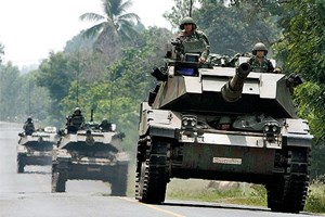 Thai army rejects military coup rumour